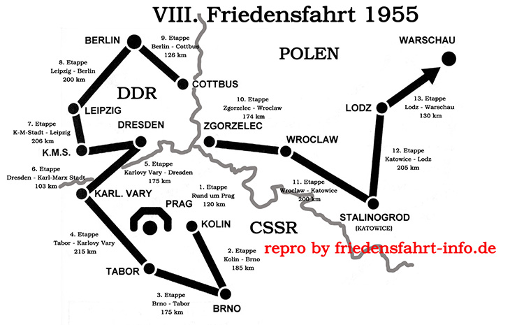 FF-Streckenplan 1955