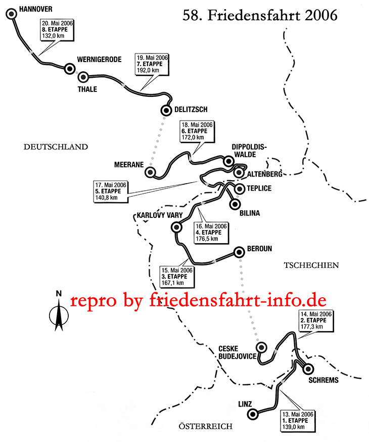 FF-Streckenplan 2006